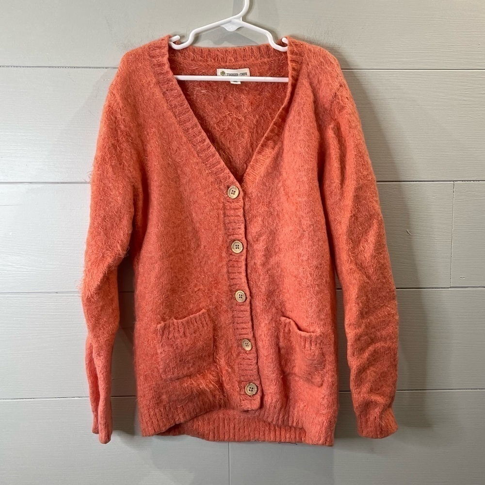 Tucker + Tate | Girls Fuzzy Button Up Cardigan Size Large (10/12)